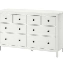 White IKEA dresser