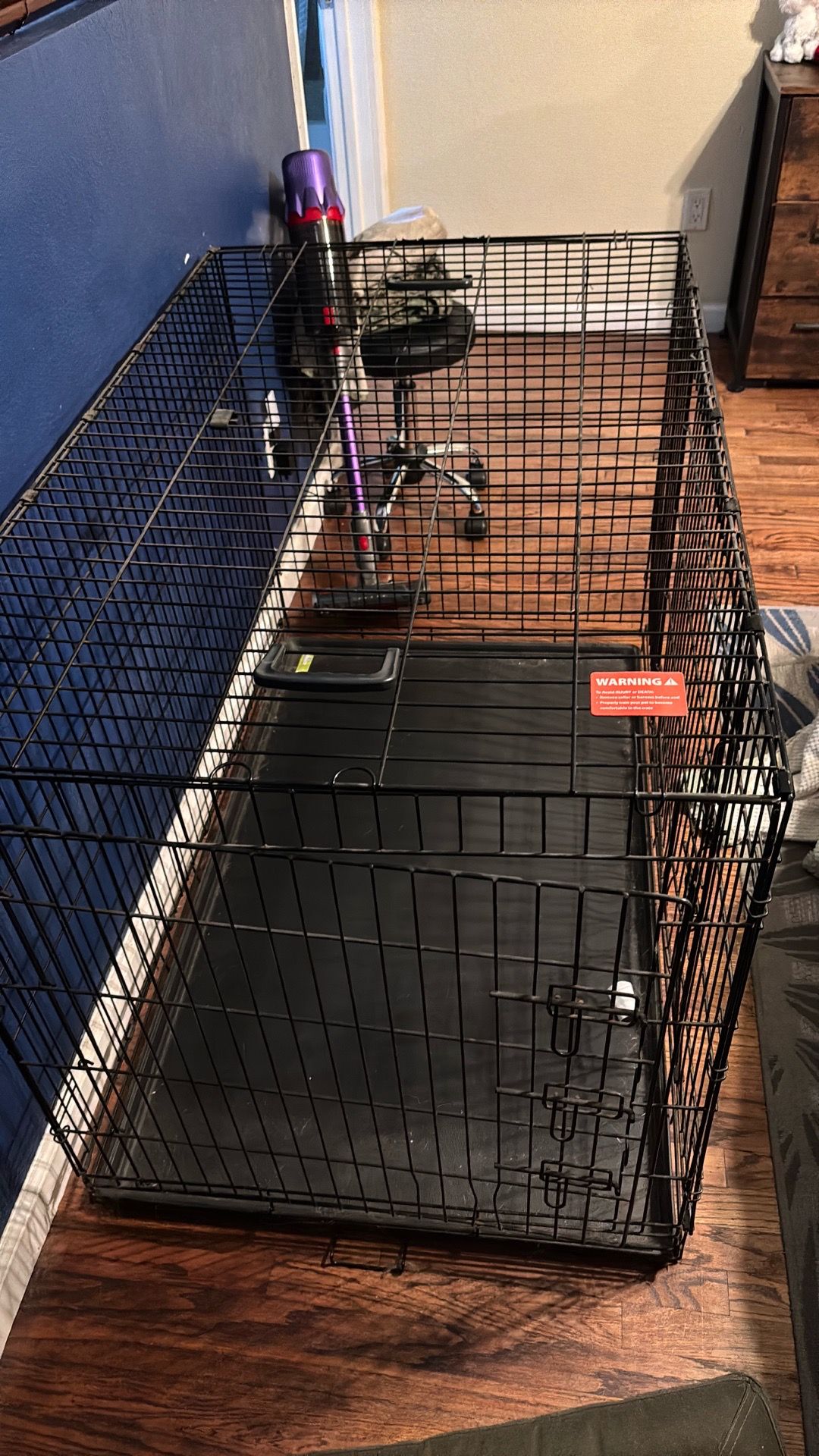 Large dog crate