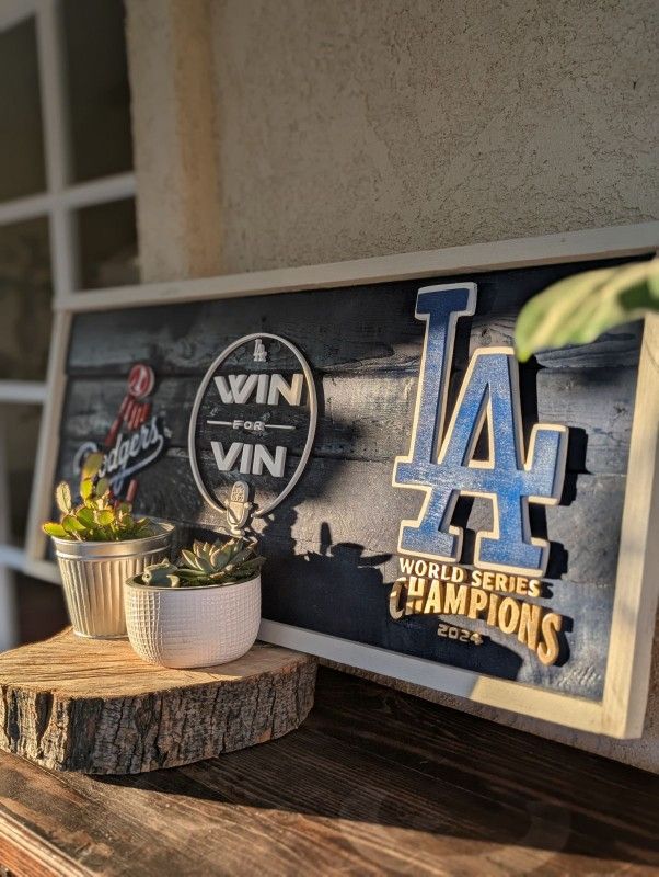 ManCave Dodgers Sign