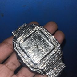 Iced Out VVS Cartier Watch
