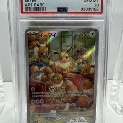 japanese evee art rare psa 10