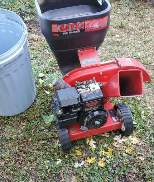 Chipped Shredded 5Hp, Leaf Mulcher.