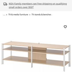 Bamboo & Metal TV Console brand NEW
