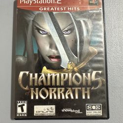 Champions of Norrath (PlayStation 2 PS2) Black Label CIB Complete w/ Manual (J)