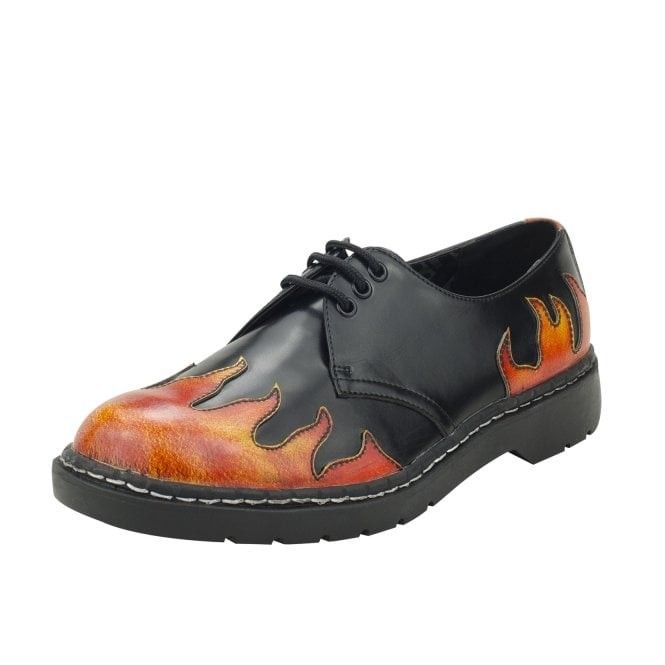 Leather Flame Shoes