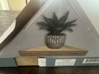 Room & Board corner wall shelf in natural wood finish. Brand new with tags. #corner #wallshelf  Corner wall shelf The description on the box