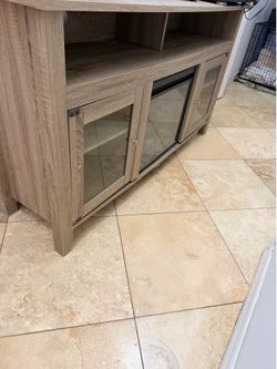 Isabel Highboy 58" TV Stand with Fireplace By Darby Home Co-