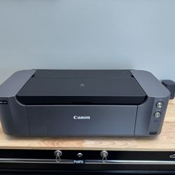 Cannon Pixma Pro 100 Printer Plus Ink Replacement Kit And Bulk Ink