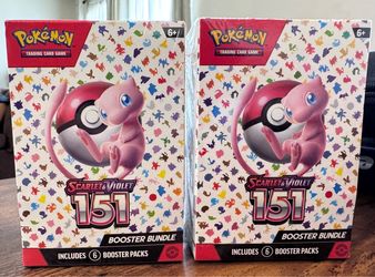 Scarlet & Violet 151 Booster Bundles Sealed Pokémon TCG