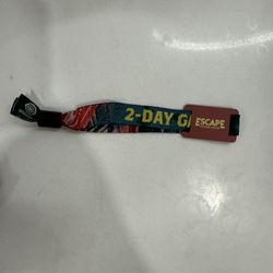 Escape 2 day GA ticket for sale