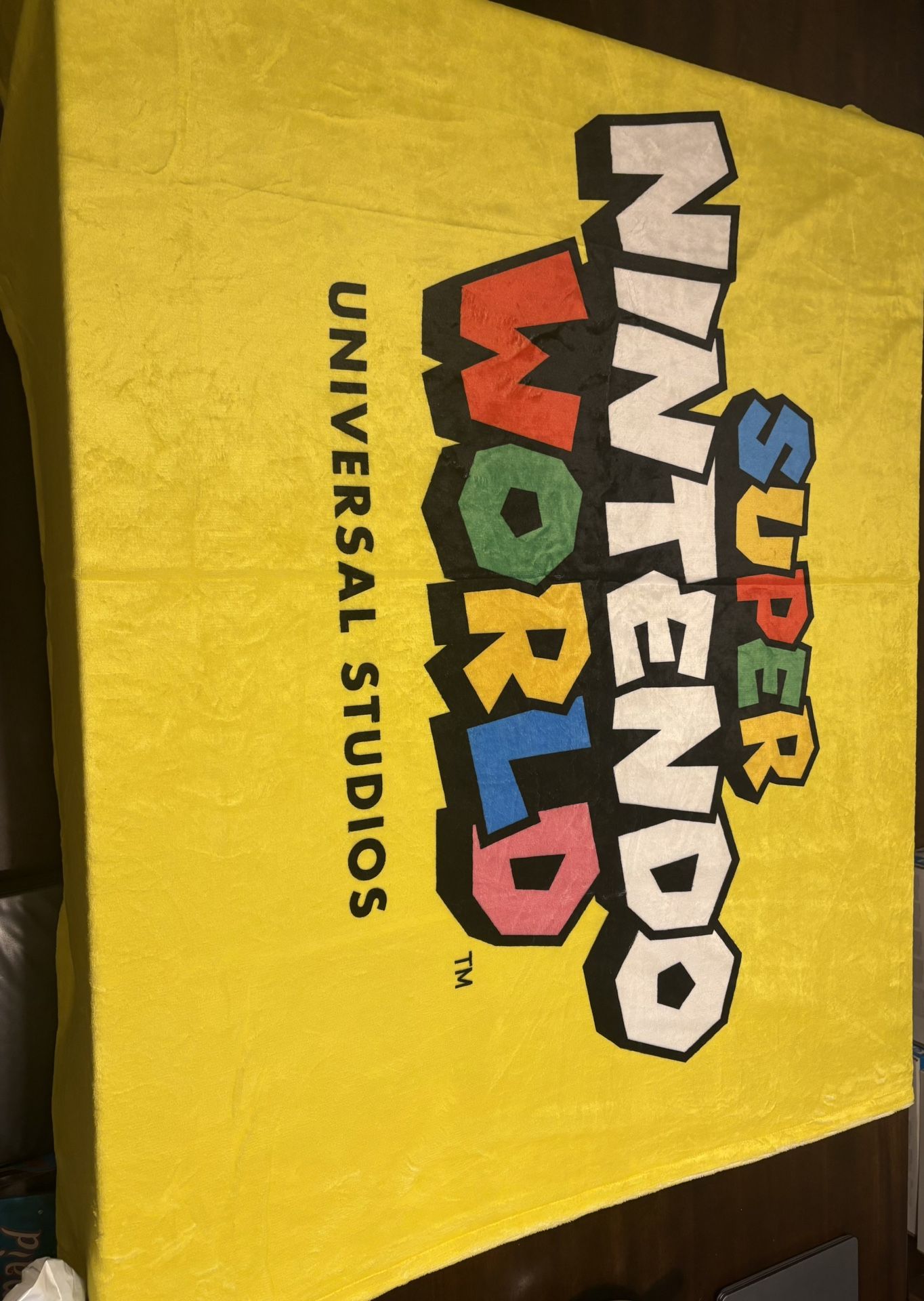 Super Nintendo World Blanket 