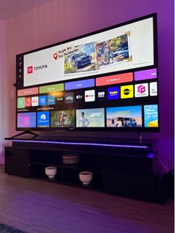 TV LG smart 86” + LED TV stand
