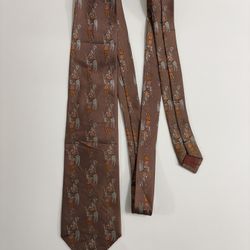 Han Shin Core Golfers Embroidered Necktie, NEW with tag!