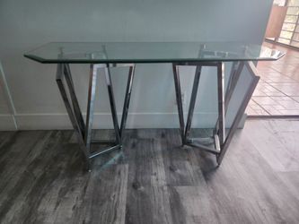 Glass Console table