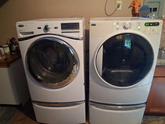 Free Kenmore dryer and whirlpool washer