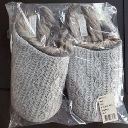 New Women's Grey Slippers