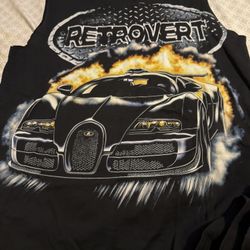 RETROVERT Flame Car Tee – Brand New – Streetwear Exclusive