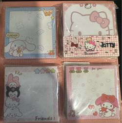 Sanrio Character Memo Pads