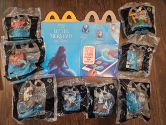 Little Mermaid McDonald's happy meal toys