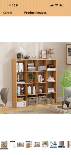 Cube storage bookcase