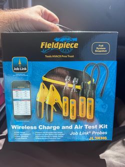 Fieldpiece wireless charge and air test kit