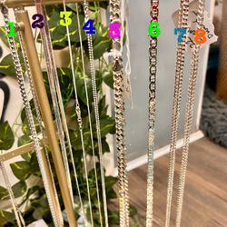 Genuine Solid 925 Italian Sterling Silver Jewelry 