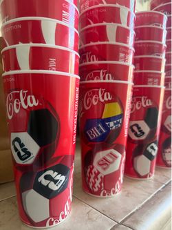 Coca Cola 32oz FIFA Cups