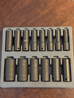 ICON 1/2” Drive Metric Deep Impact Socket Set – 14PC