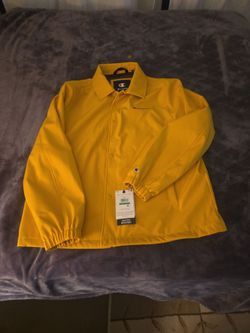 Champion Yellow Coach Jacket Water Resistant