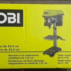 Ryobi  10 in. 5 Speed Drill Press With EXACTLINE Laser Alignment System 