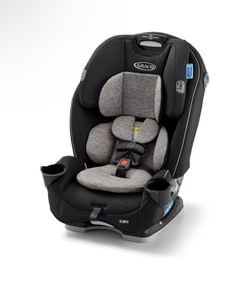 Graco Slimfit 3-in-1 Convertible Car Seat, Ultra-Space-Saving Design, Jarret, Suitable for Rear and Forward-Facing, Highback Booster Seat with 10-Posi