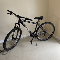 Mongoose Excursion 24-inch Wheel Mountain Bike 21 Speeds - Black
