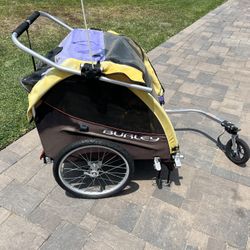 Burley Bike Trailer With Stroller With Jogger Attachment. $50