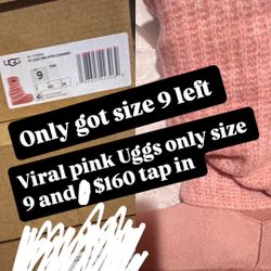 Brand New Never Worn Viral Pink Uggs