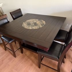 Kitchen Table With Lazy Susan