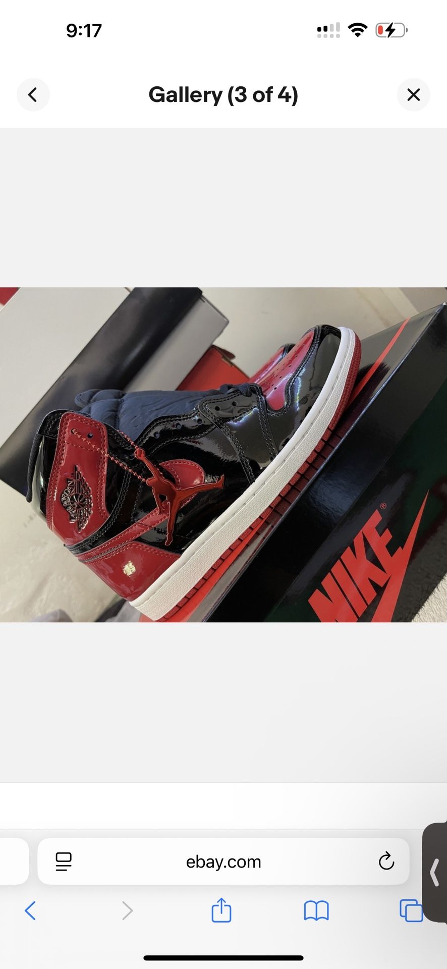 Jordan 1 Patent Bred 