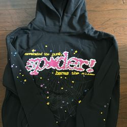 *BEST OFFER* Sp5der P*nk V2 Hoodie Black