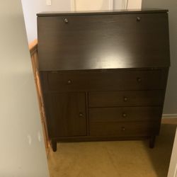 Walnut Armoire Desk