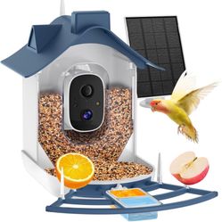Solar Bird Feeder With 4K Camera