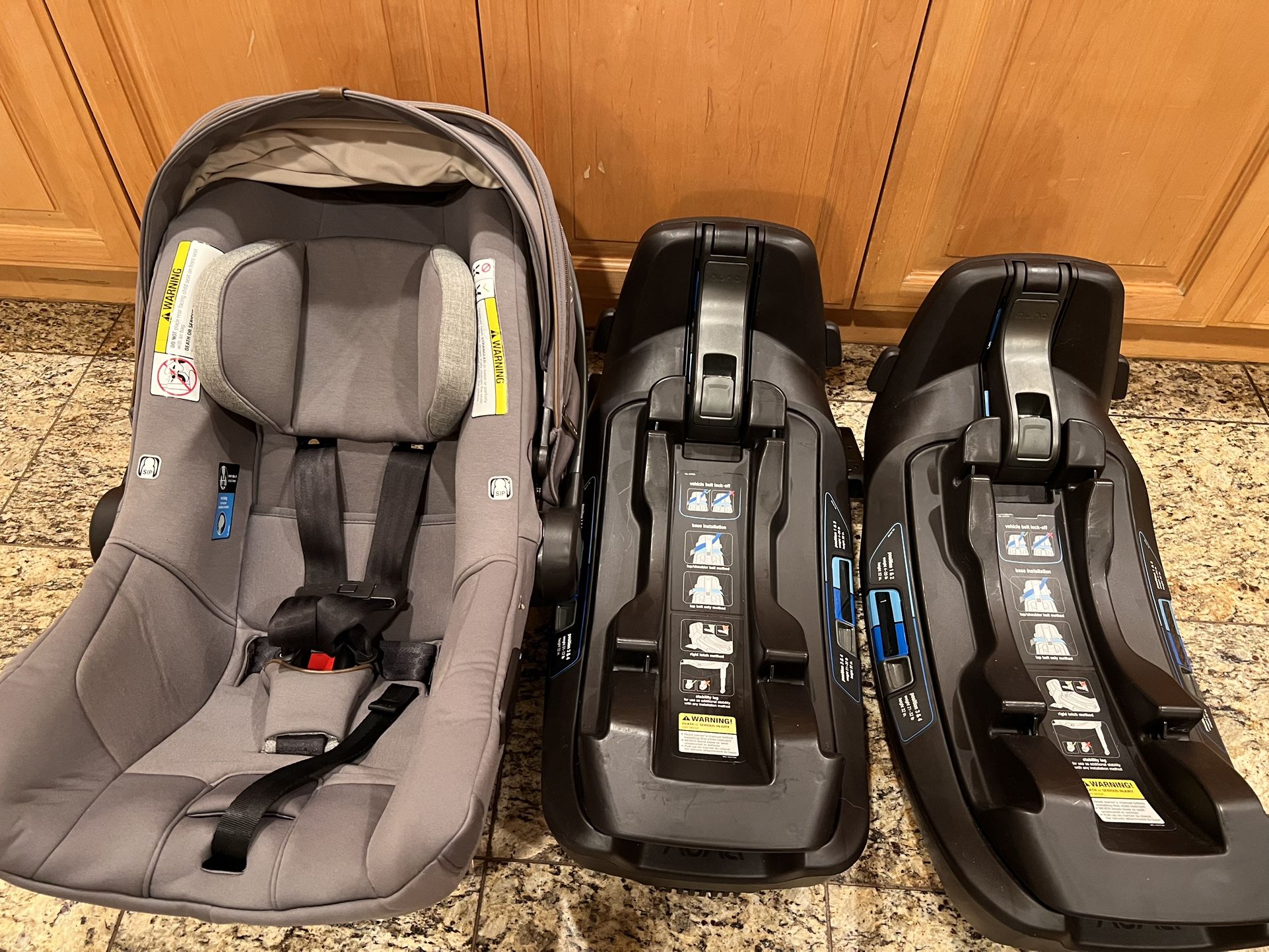 Nuna Pipa Lite Rx Car Seat With 1 Or 2 Bases