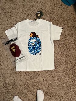 BAPE A Bathing Ape White Graphic T-Shirt