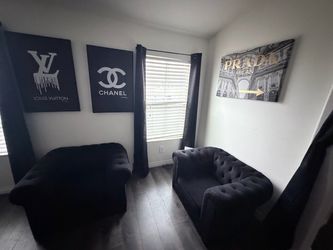 Lounge/ ascent chairs and canvas