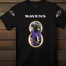 Baltimore Ravens Lamar Jackson T-Shirt Jersey 