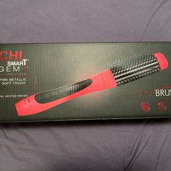 CHI Smart GEMZ 1” Oval Heated Curling Iron Brush