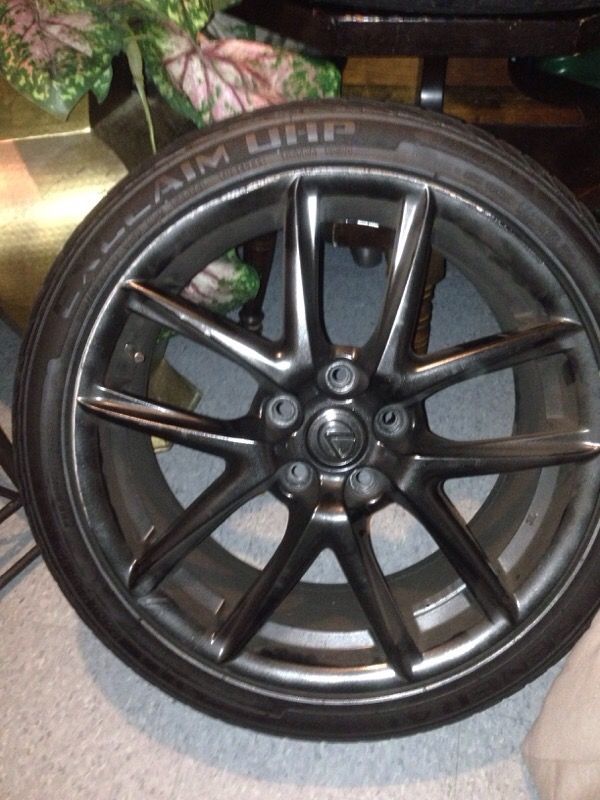 ***18 INCH OEM LEXUS ISF F-SPORT WHEELS