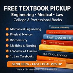 FREE Pickup – Economics & Finance Textbooks!