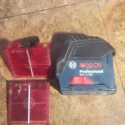 BOSCH SELF LEVELING CROSS LINE LASER LEVEL 