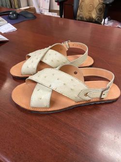 Huaraches de piel exotica original