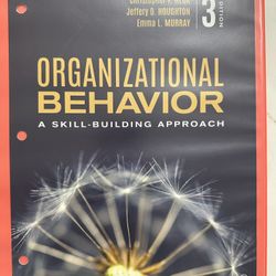 Organizational behavior Book 