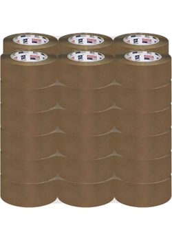 Heavy Duty Packing Tape 36 Rolls, Total 2160Y, Brown, 2.7 mil, 1.88 inch x 60 Yards, Ultra Strong, Refill for Packaging and Shipping